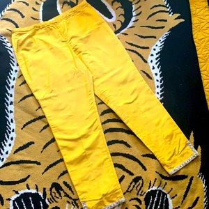 Oscar de la Renta pants with Crystal detail trim